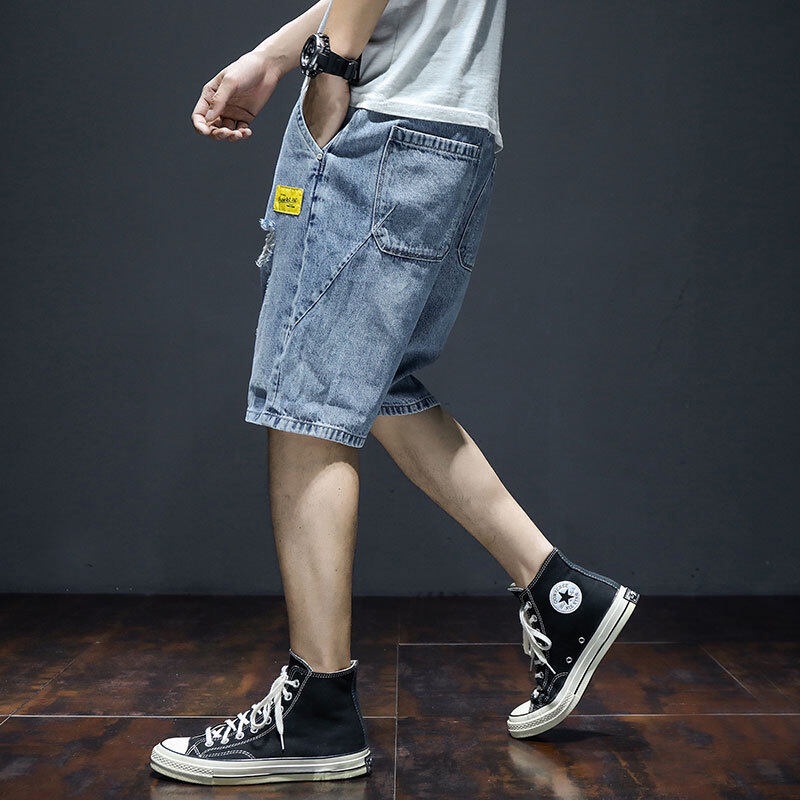 Quần short jean AOKANG thời trang cho nam