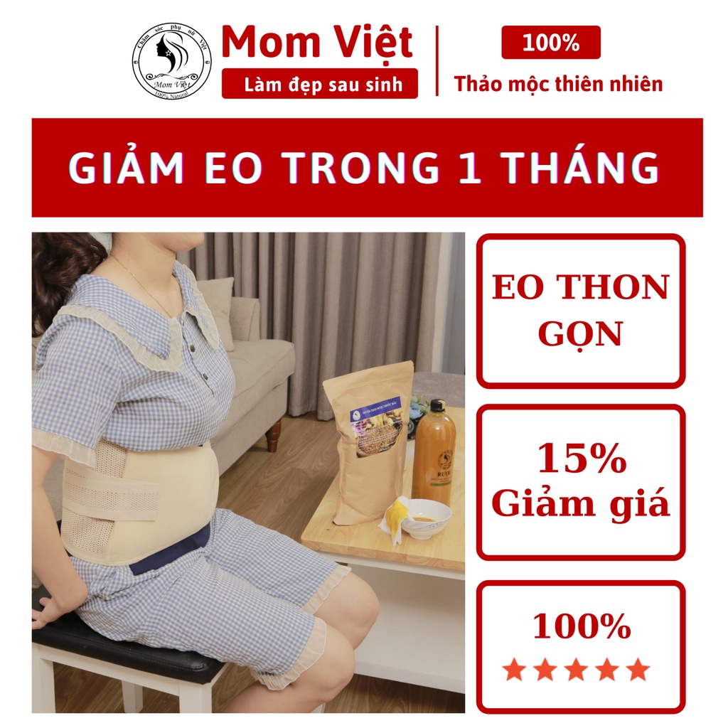 COMBO 1 THÁNG CHĂM SÓC BODY GIẢM EO TRẮNG DA CHO MẸ SAU SINH ( 2KG MUỐI + 1 LÍT BODY + 1 GEN + TẶNG ĐAI CHƯỜM)