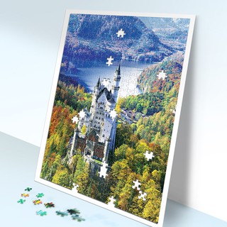Tranh xếp hinh trí tuệ tia sáng jigsaw puzzle 475 mảnh - lâu đài neuschanstein - msp: 475-045