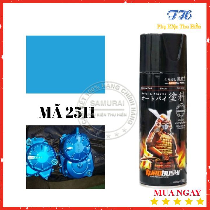 Sơn Xịt Samurai Màu Xanh Đầm Phá -Mã 2511