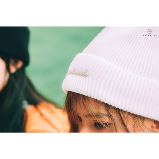 Grimm DC Nón len High-top beanie | White
