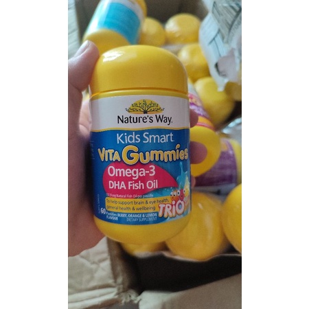 Kẹo dẻo Nature’s Way Kids Smart Vita Gummies 5 vị