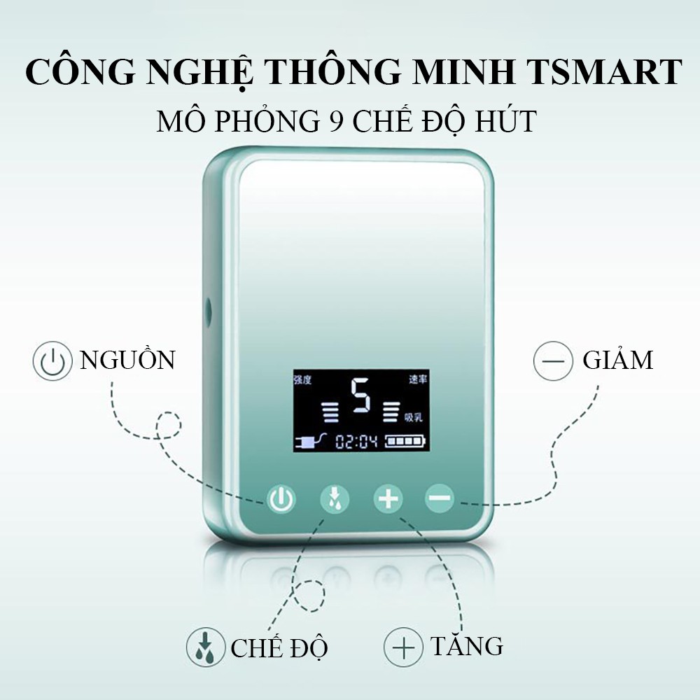 Máy hút sữa điện, máy hút sữa điện đôi cao cấp, sản phẩm không thể thiếu được của các bà mẹ, bảo hành 2 năm