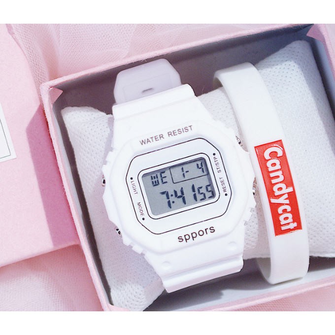 ĐỒNG HỒ NAM NƯ SHHORS VUÔNG NHIỀU MÀU D361 SIÊU ĐẸP | BigBuy360 - bigbuy360.vn