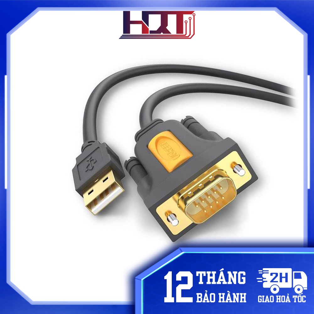 Cáp chuyển đổi USB sang Com RS232 (DB9) căí dài 1,5m UGREEN 20201