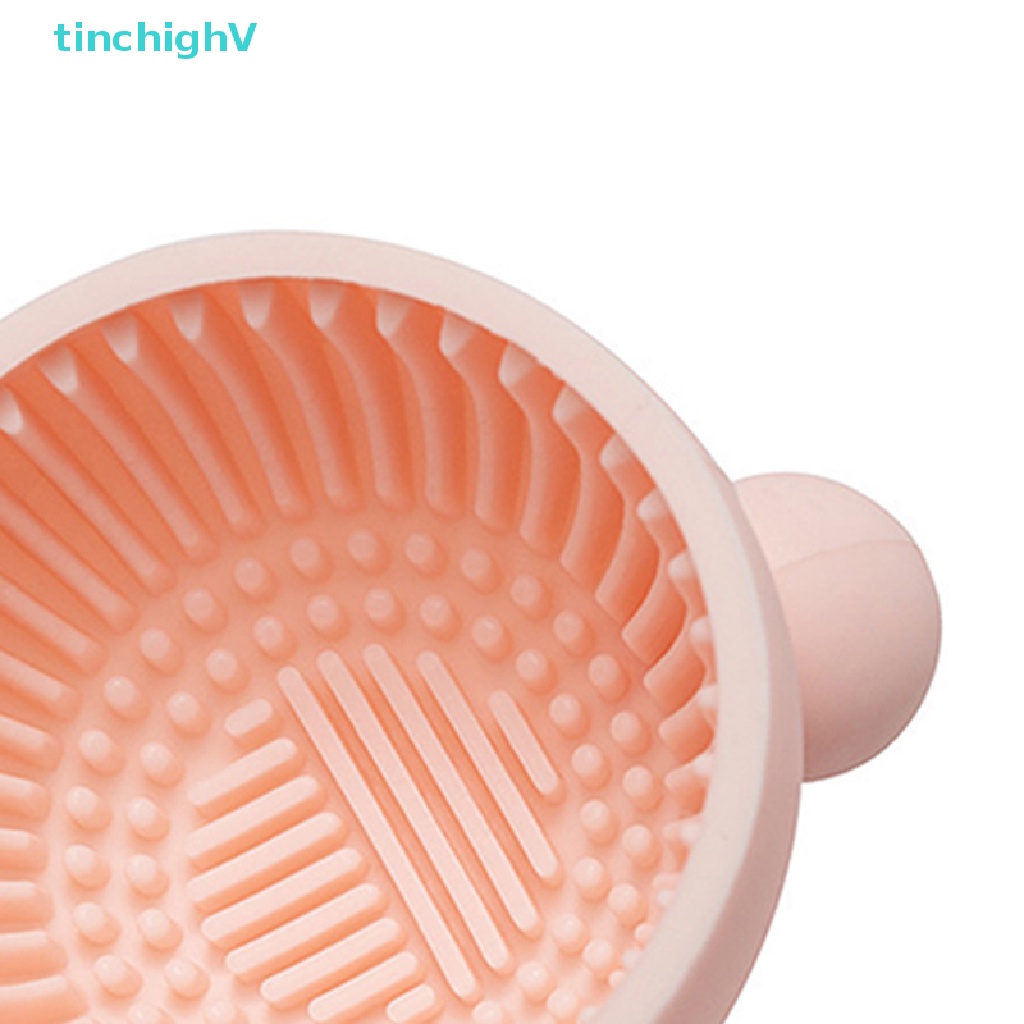1 Miếng Silicone Vệ Sinh Cọ Trang Điểm Tiện Dụng