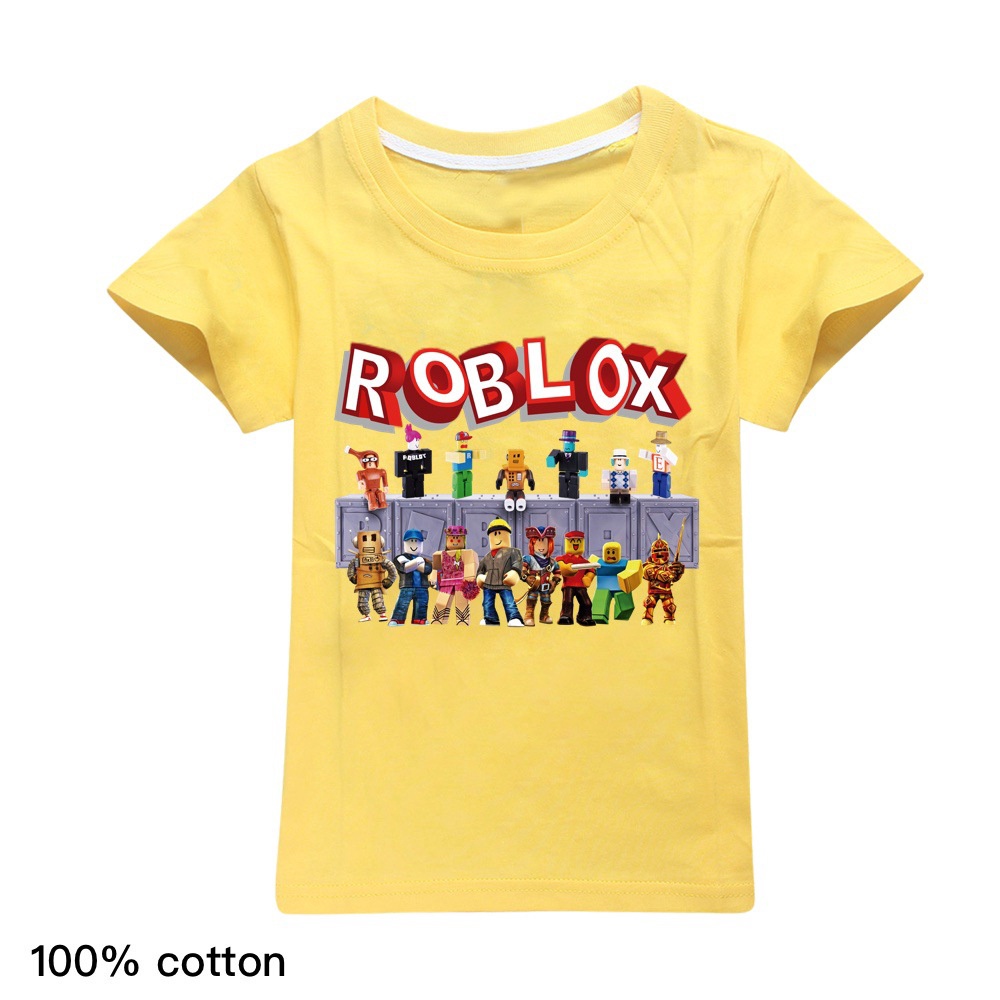 Áo thun cho bé trai và bé gái in hình Game ROBLOX dễ thương kute, chất liệu cotton mềm mịn thoáng mát NTShirt