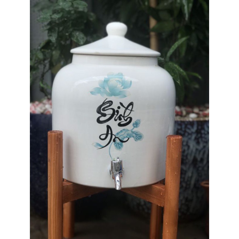 Bình sứ đựng nước Bát Tràng 8 lít và 10 lít
