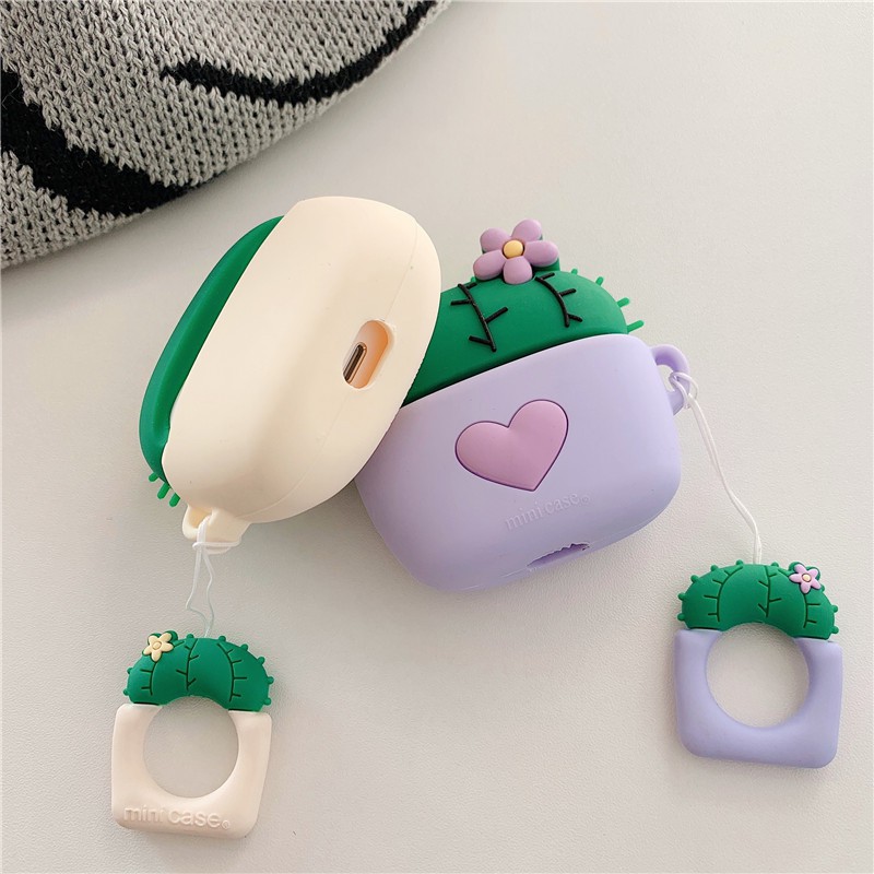 Case Airpods Xương Rồng nhỏ cho AirPods 1/2/Pro - airpod case