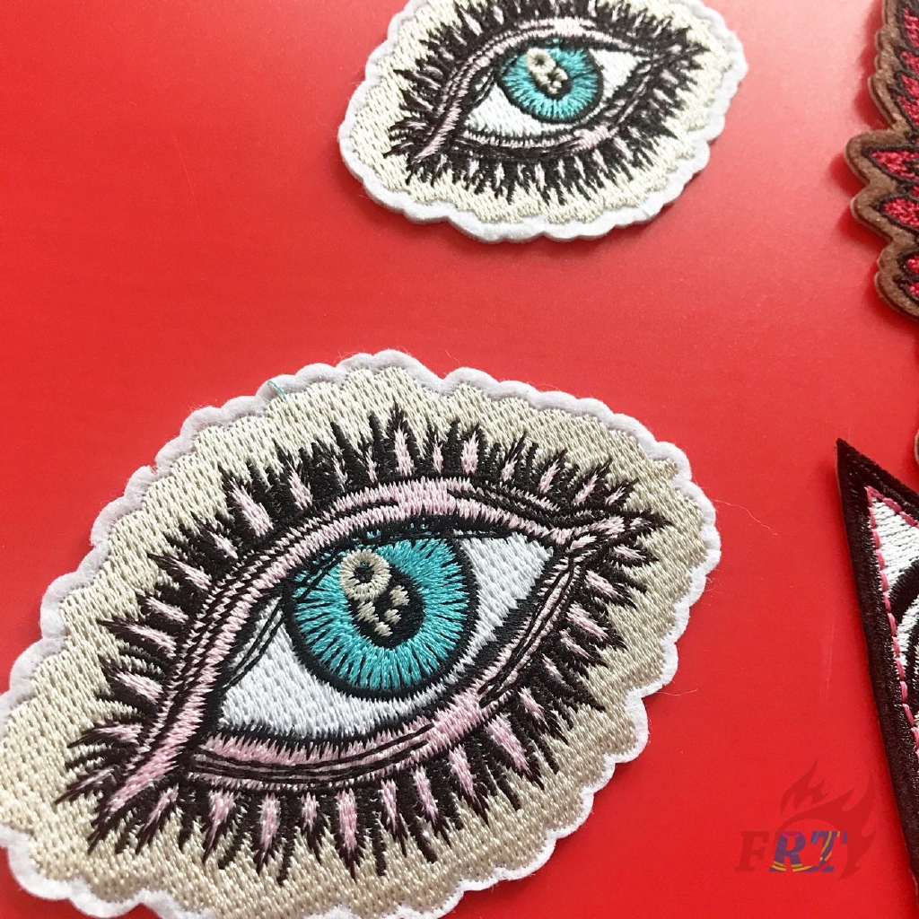 ☸ VSCO - Eyes of Evil Patch ☸ 1Pc Evil Eye Diy Sew on Iron on Badges Patches