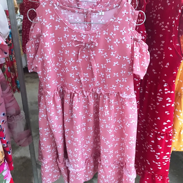 Combo váy lụa cho bé