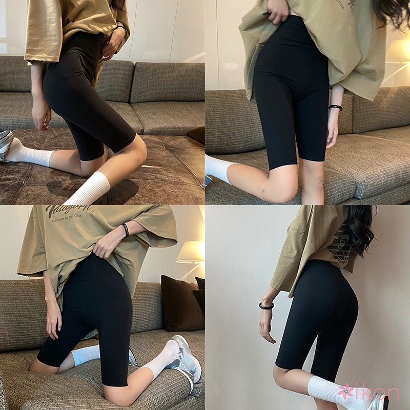 Quần ngắn đi xe đạp Dáng Ôm Hoạ Tiết Cá Mập Thời Trang Dành Cho Nữ