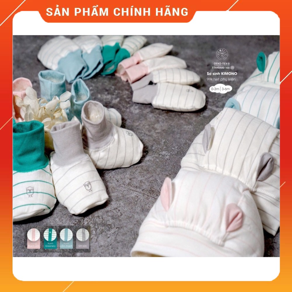 Set Phụ Kiện Mũ, Bao Tay Bao Chân Hrnee Modal mã LIC11LAIXM