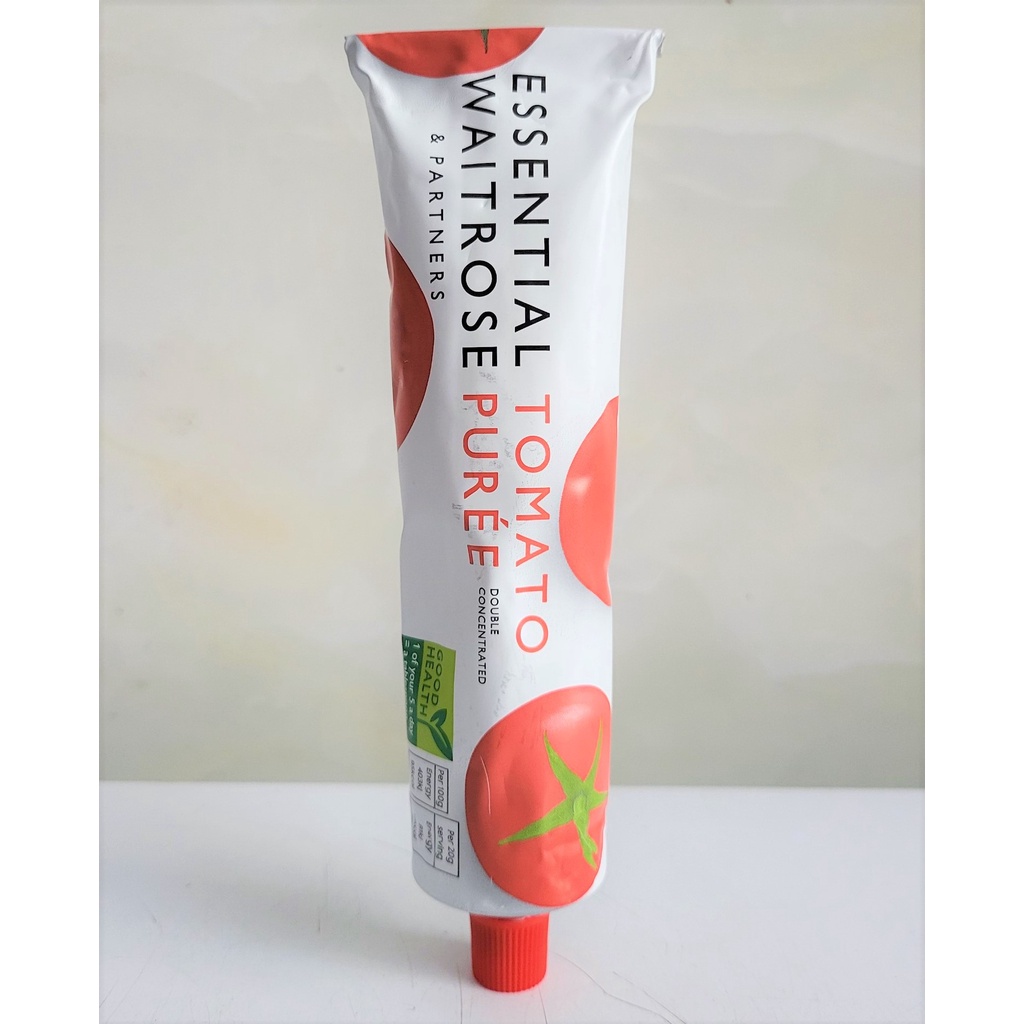 [Tuýp 200g] CÀ CHUA CÔ ĐẶC [Italia] ESSENTIAL WAITROSE Tomato Puree Double Concentrated (atp)