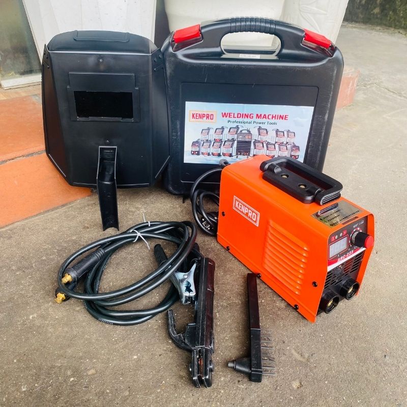 Máy Hàn Điện Tử Mini KENPRO ARC-225 Chính Hãng-All New-Có hộp nhựa bảo vệ,kèm đầy đủ phụ kiện về chỉ việc sử dụng