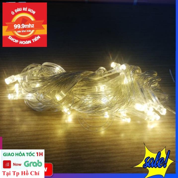 Dây Đèn Led Trang Trí Cây Thông Noel 8m Màu Vàng Không Chớp