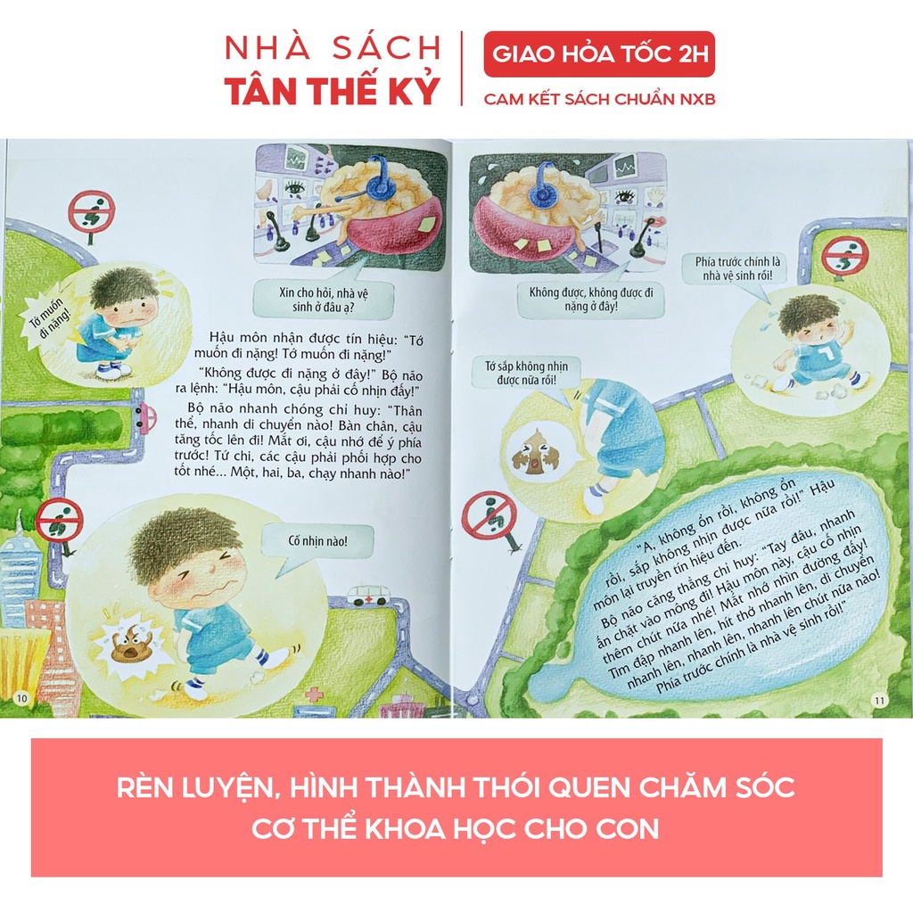 Sách - Giải mã cơ thể - Từ đầu đến chân, bao điều bí mật dành cho trẻ 3-10 tuổi