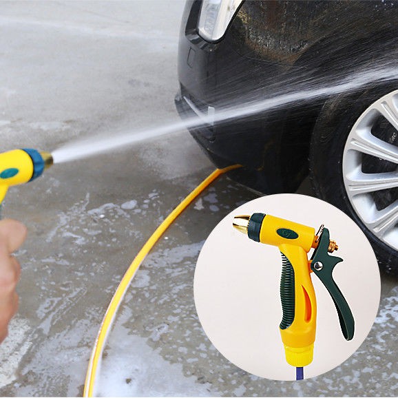 Cao áp Bộ súng nước rửa xe hộ gia đình rửa xe chải xe tạo tác vòi mềm đầu súng phun nước và làm sạch các vật dụng xe hơi