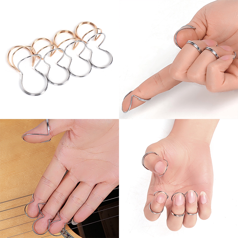 Bộ 4 đầu bọc ngón tay chơi đàn guitar bằng kim loại