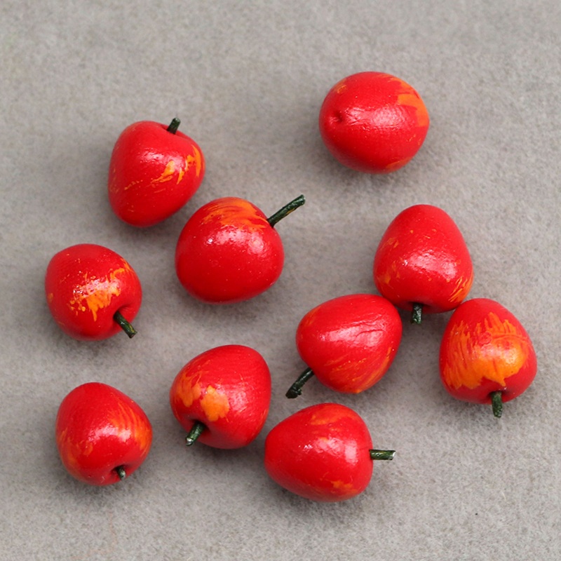 Bộ 10 Mô Hình Trái Cây 1 / 12 Món Dùng Trang Trí Nhà Búp Bê