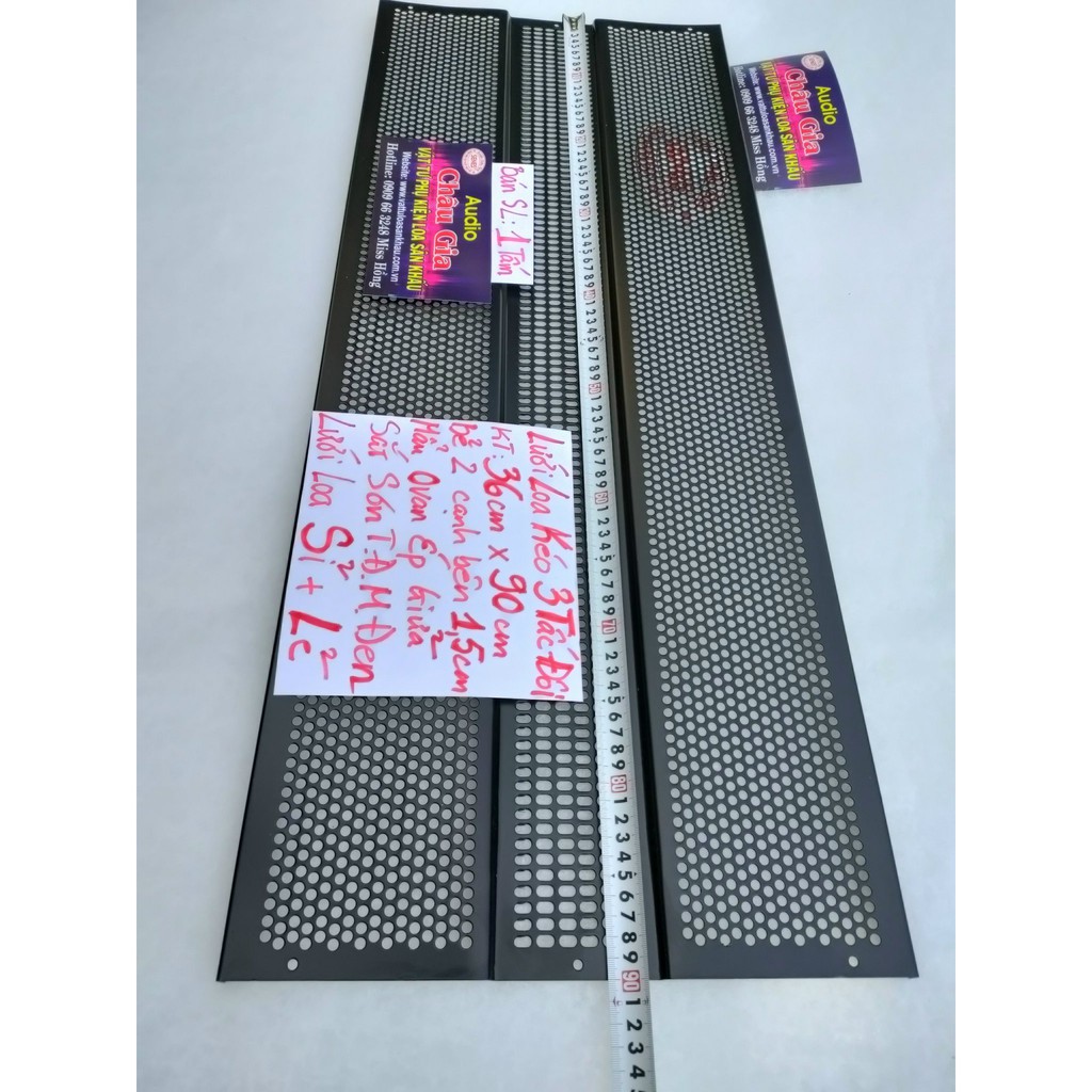 Lưới loa kéo 3 tấc đôi 36cm 90cm 1 tấm Audio Châu Gia