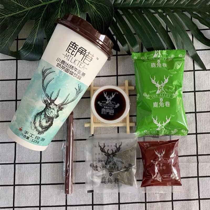 Trà Sữa Tự Pha The Alley 123gr Vị Trà Thái Hồng Đào Ô Long