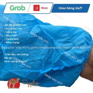 SET 7 MÓN CHUÂN Y TẾ - BỘ ĐỒ QUẦN ÁO BẢO HỘ PHÒNG CHỐNG DỊCH MSP: DBH002
