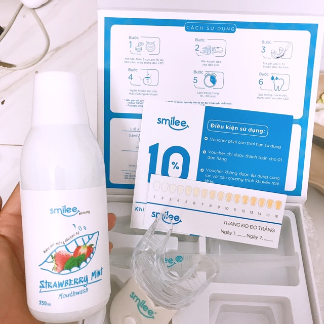 Bộ kit trắng răng tại nhà Smilee