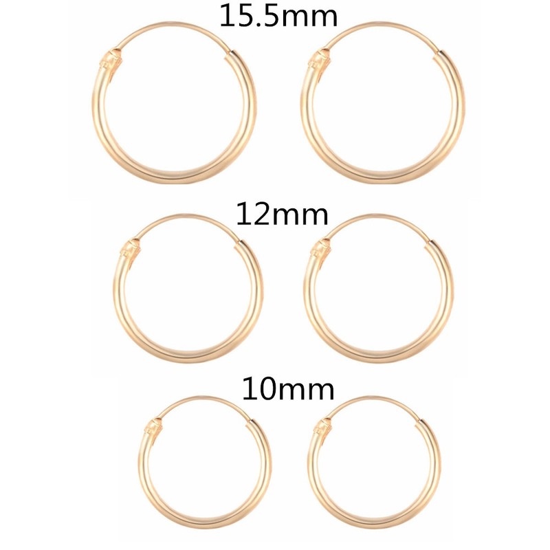 Set 3 đôi bông tai We Flower mạ bạc 925 hình hoa nhỏ phong cách thời trang cho nam và nữ