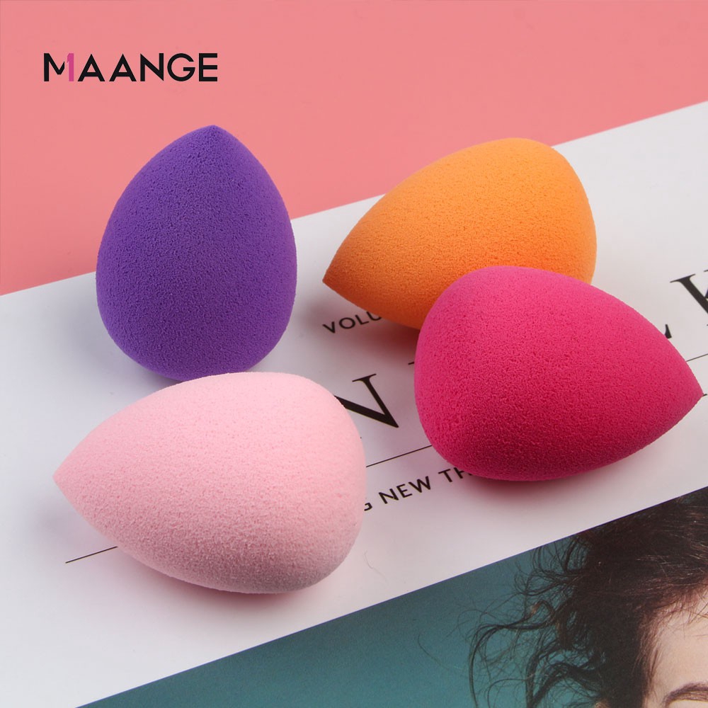 Bộ 4 mút trang điểm MAANGE dùng tán kem nền tiện dụng