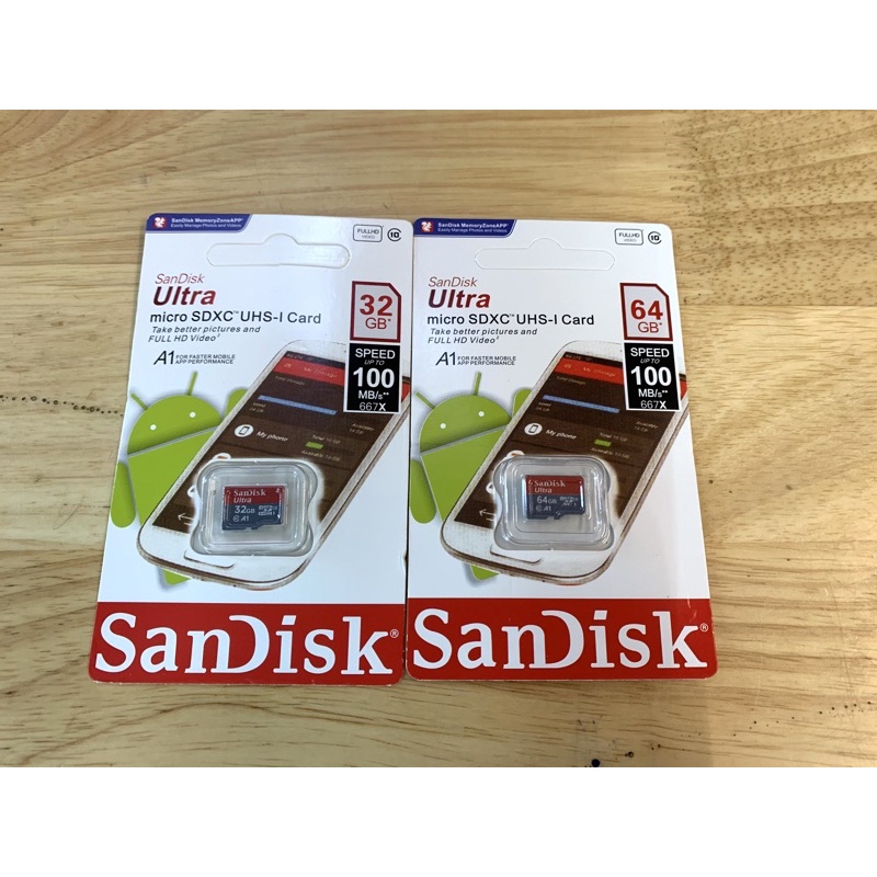 Thẻ nhớ Sandisk A1 64GB