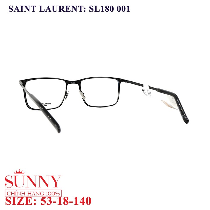 Gọng kính Saint Laurent SL180 001 chính hãng, bảo hành toàn quốc