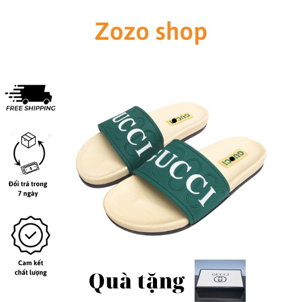 dép lê gc gucci nam nữ quai ngang đẹp cao cấp 2022 full box bill - Zozo shop