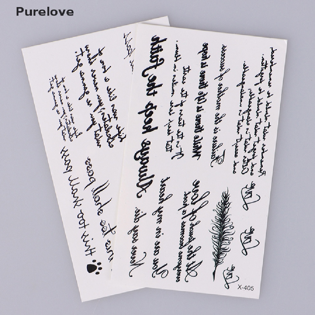 Hình Xăm Dán Chống Thấm Nước In Chữ Tiếng Anh Cá Tính Cho Nam Và Nữ