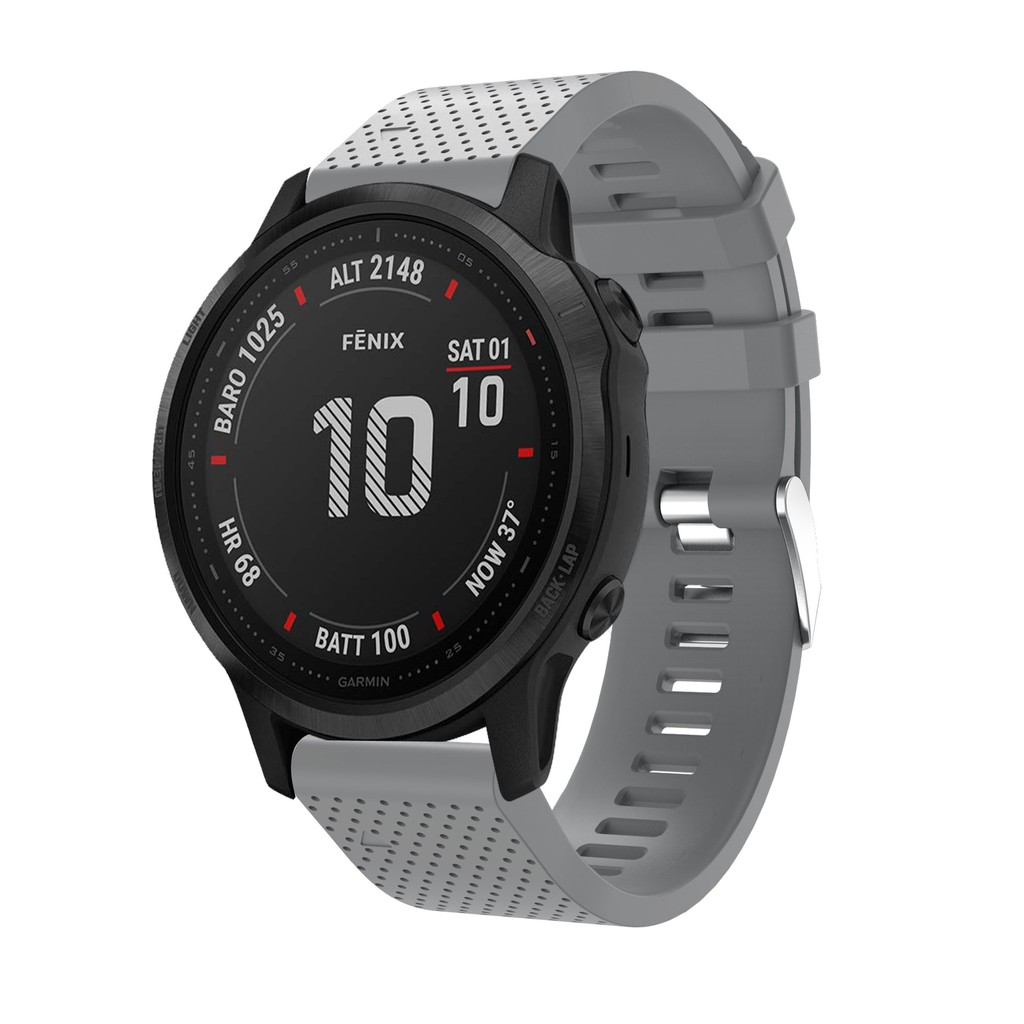 Dây đeo silicone thay thế cho đồng hồ Garmin Fenix 6S / Fenix 5S / 5S Plus 20mm