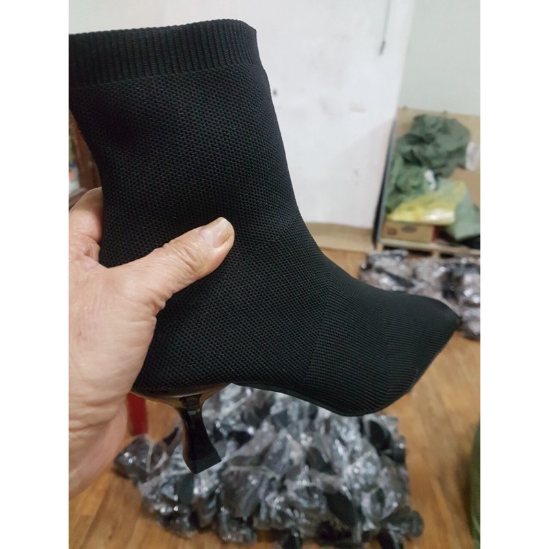 Bốt len lửng gót nhọn xinh xắn đủ size