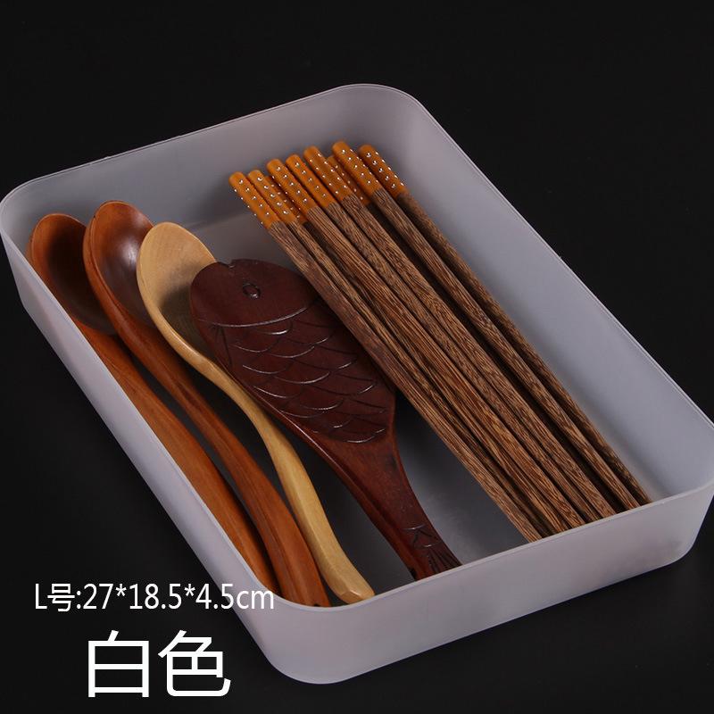 Drawer storage box Japanese tableware sorting box desktop sundry box classification box