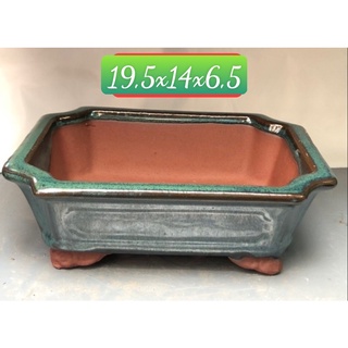 chậu chữ nhật trồng cây mini gốm bát tràng.