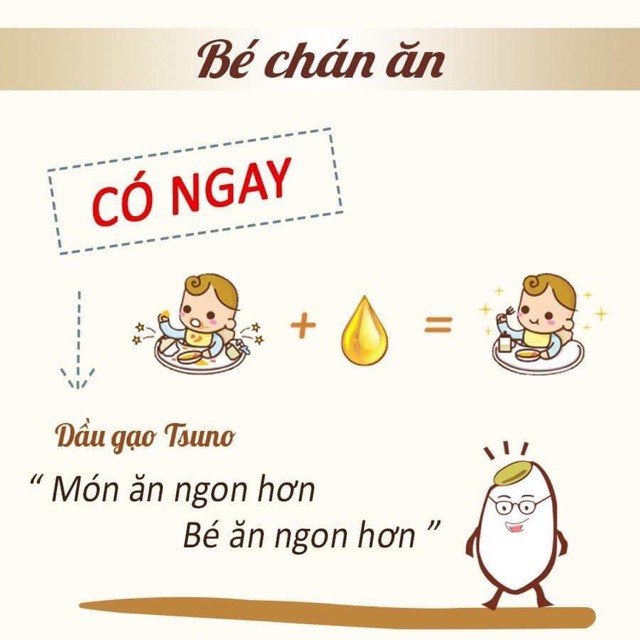 Dầu Gạo Tsuno Nội Địa Nhật Bản Cho Bé Ăn Dặm - Chai 180gr