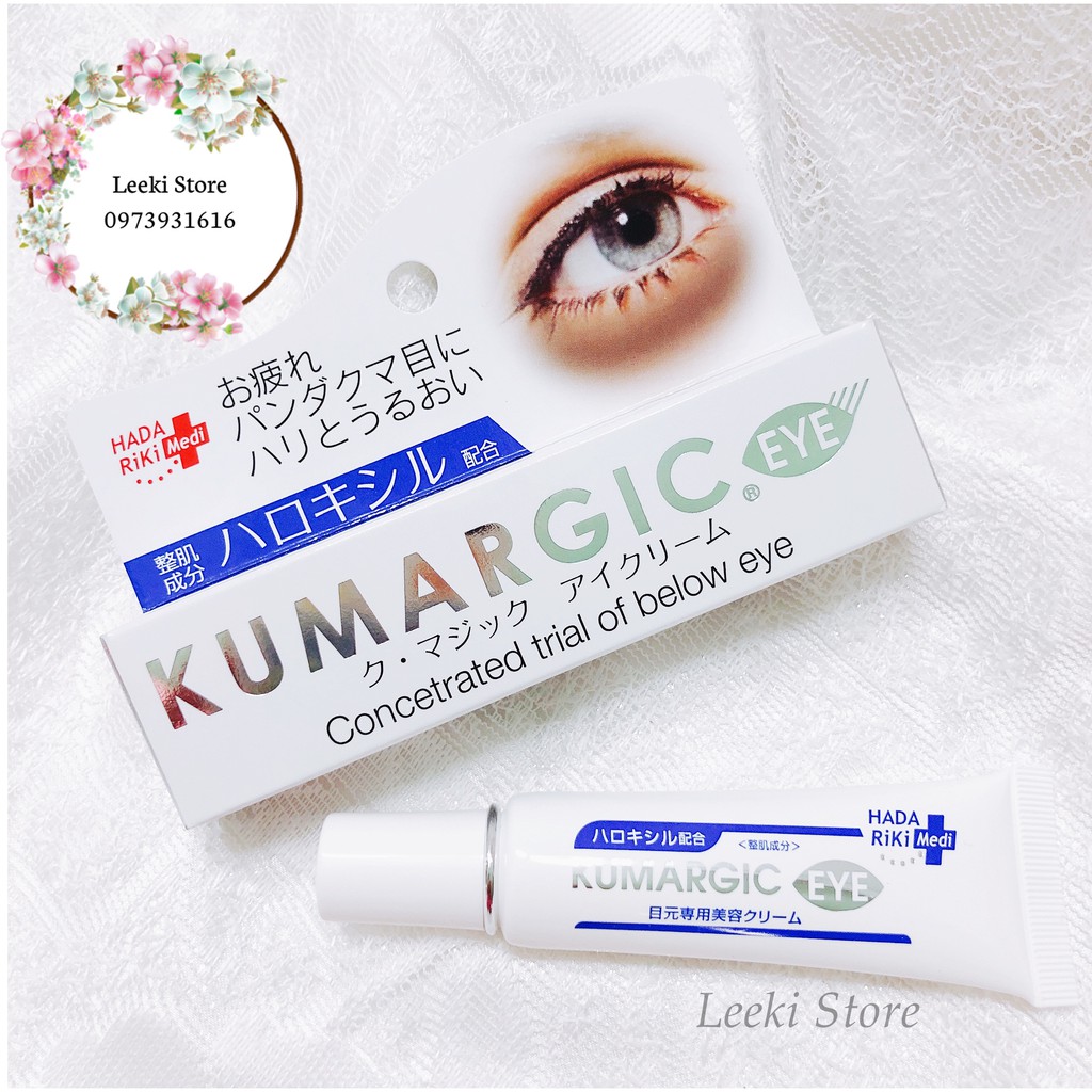 Kem ngăn ngừa thâm quầng mắt Kumargic Eye Nhật Bản (Bản mới)