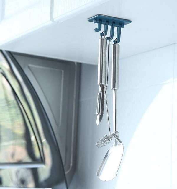 Móc treo đa năng 4 cạnh dán tường