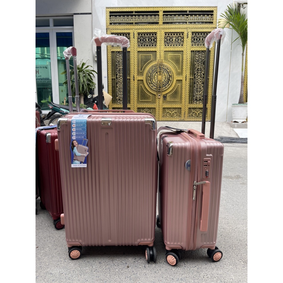 Vali kéo du lịch cao cấp HUNGPHAT-607 kích thước 20, 24 inch chính hãng Hùng Phát - Bảo hành 5 năm