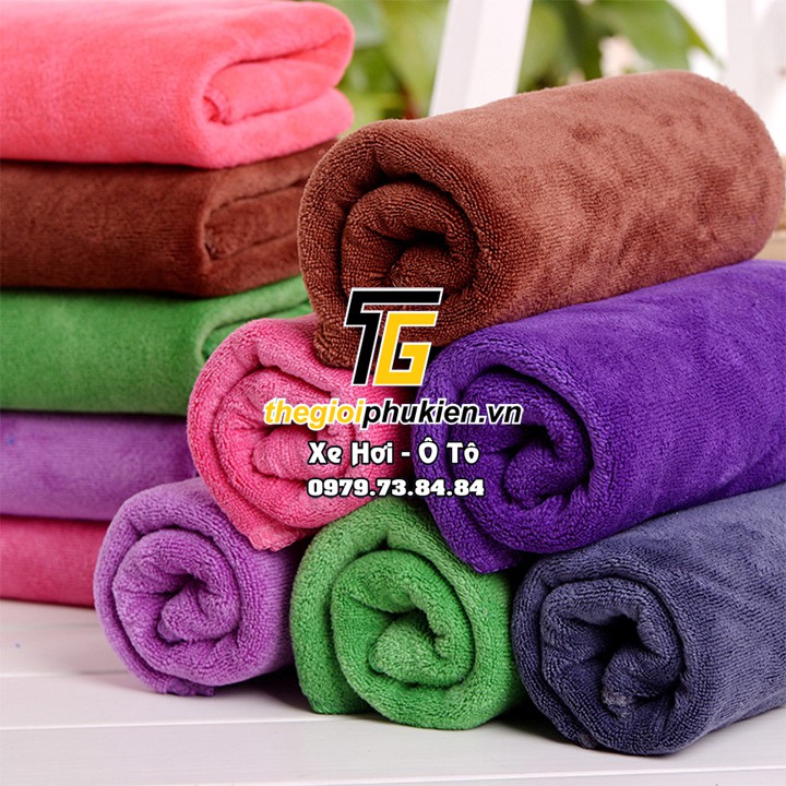 [Giá rẻ nhất ] Khăn lau Ô tô, Xe hơi chuyên dụng, khăn lau đa năng – Khăn Microfiber