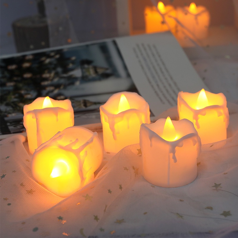 Đèn LED hình ngọn nến trang trí tiệc kiểu dáng đa dạng tùy chọn
