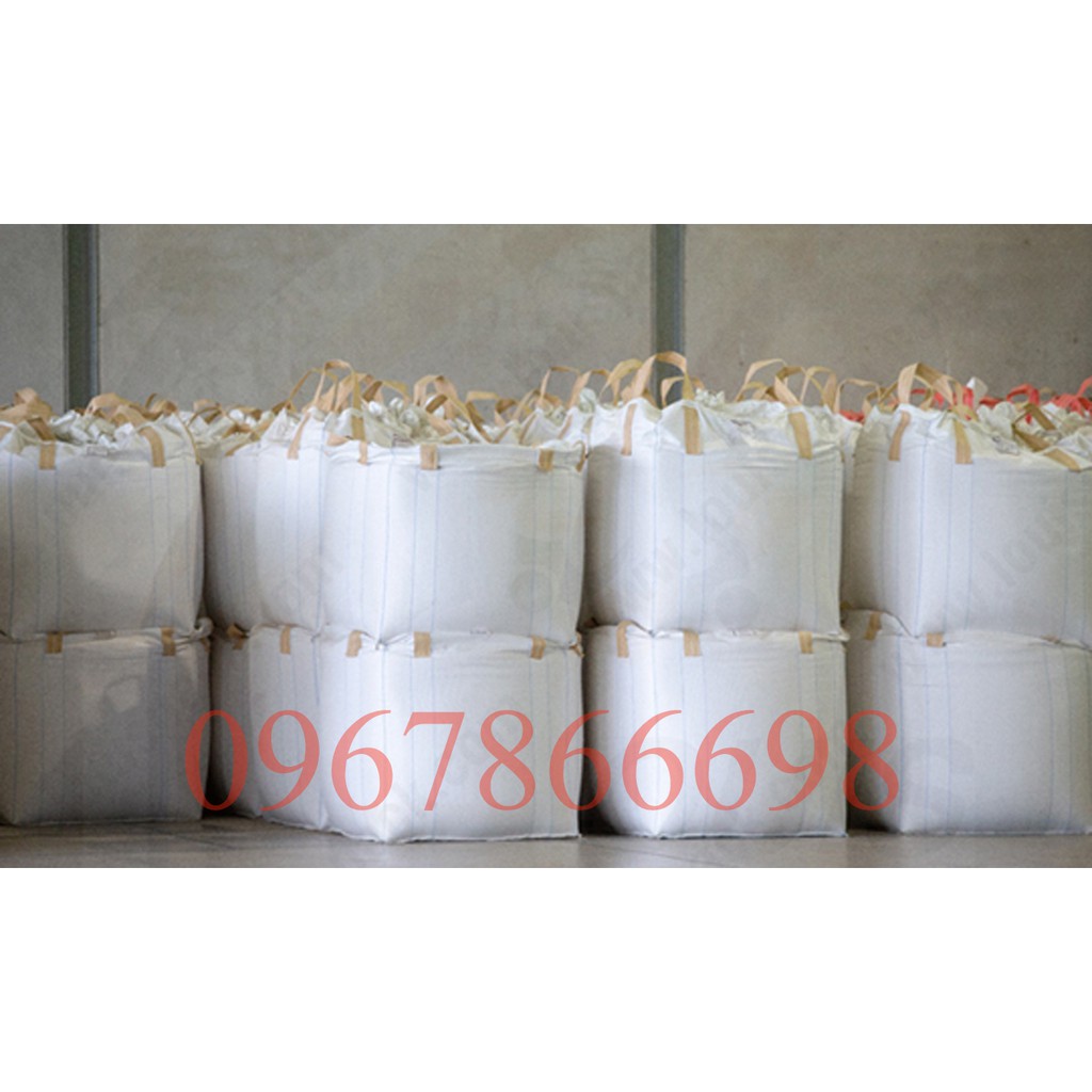 Bao jumbo PP miệng mở, đáy bằng Gumbo trọng lượng 1000kg chính hãng