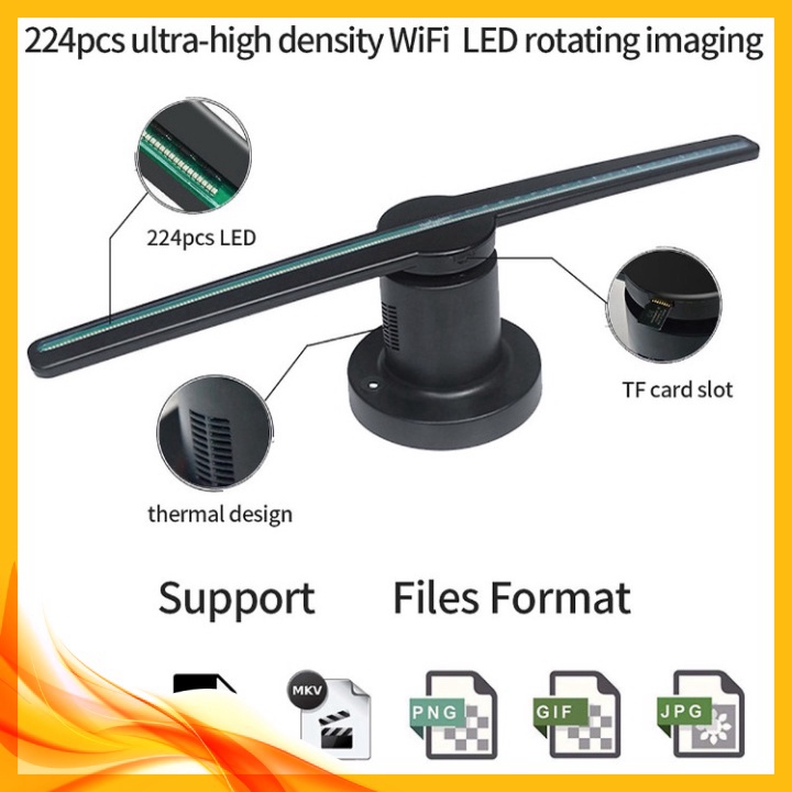 ✴️ Quạt Quảng Cáo 3D Hologram WIFI Z45
