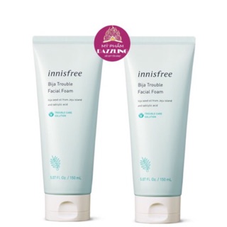 Combo 2 Tuýp Sữa Rửa Mặt Innisfree Bija Trouble Facial Foam 150ml