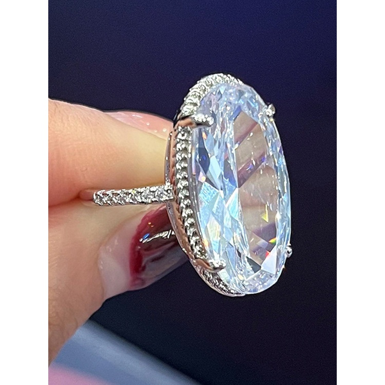 Nhẫn Đeo Tay Kim Loại Đính Đá Màu Sang Trọng Cho Nữ