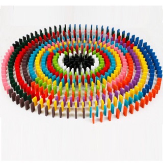 Bô đồ chơi gỗ domino cho bé