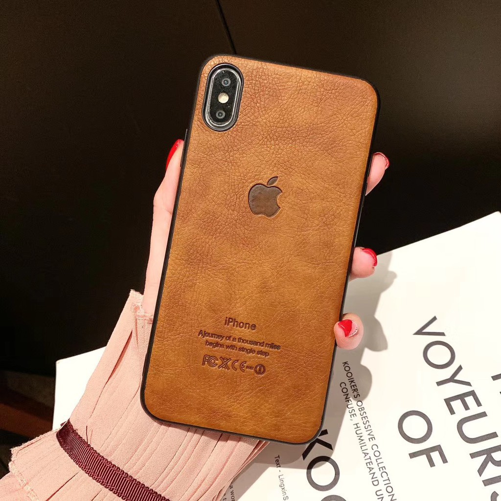 Ốp Điện Thoại Bằng Da Sang Trọng Cho Iphone 6 6s 7 8 Plus X Xr Xs Max I11 Pro Max